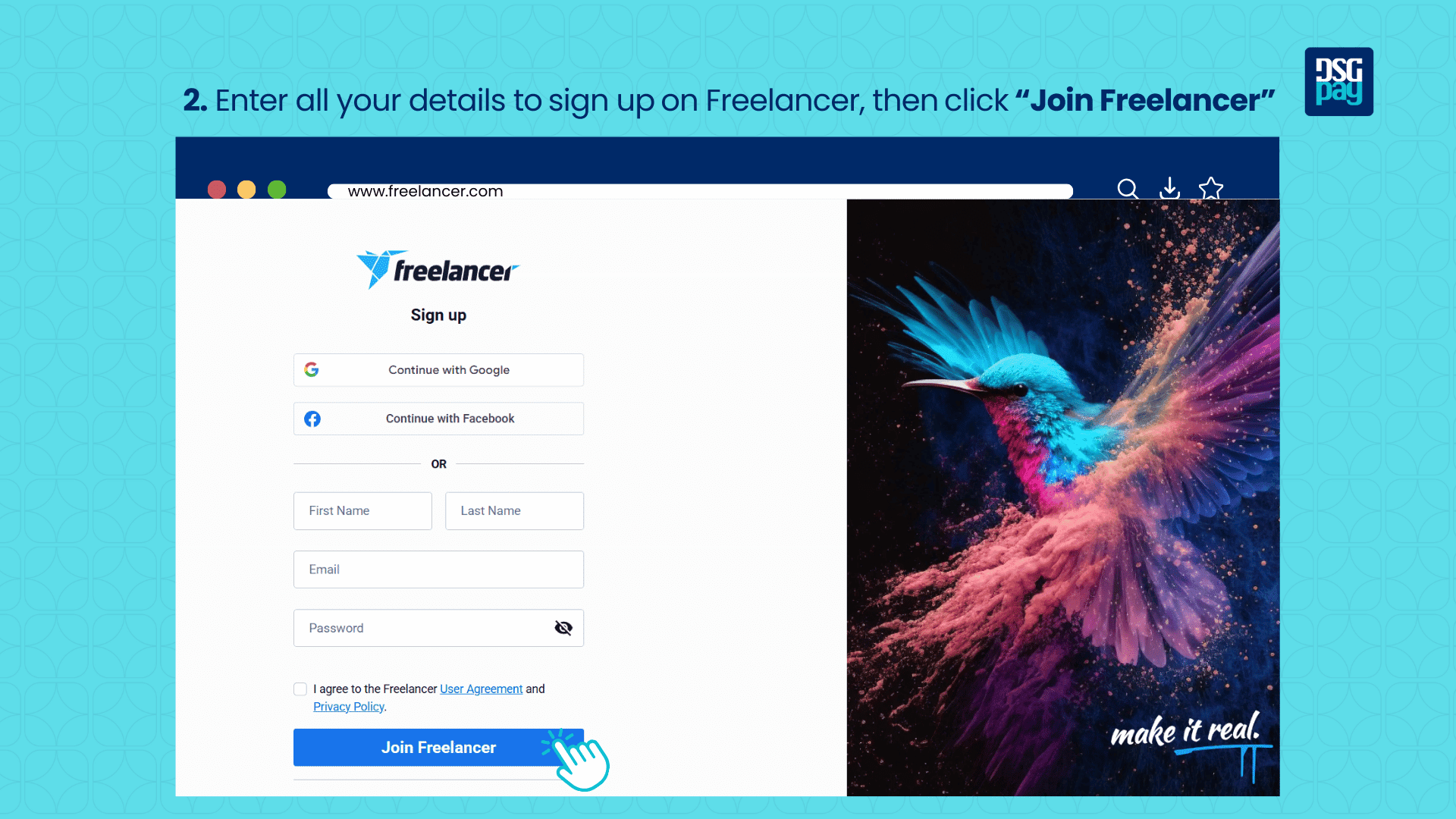 How to Link DSGPay’s Virtual Account on Freelancer.com